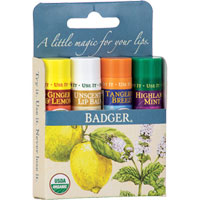 Badger - Badger Lip Balm Gift Pack - (Green)