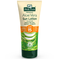 Aloe Pura - Organic Aloe Vera Sun Lotion SPF 15