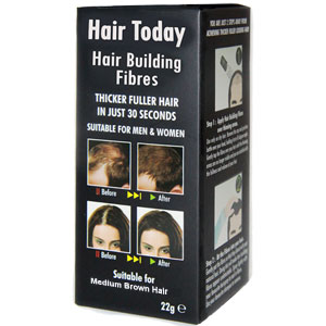 Hair Building Fibres - Medium Brown