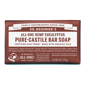 All-One Hemp Pure-Castile Bar Soap - Eucalyptus
