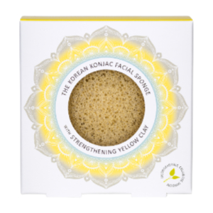 Mandala Facial Sponge - Yellow Clay