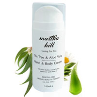 Martha Hill - Tea Tree & Aloe Vera Hand & Body Cream