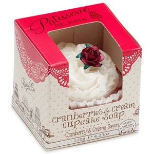 Cranberries & Cream Cupcake Soap
